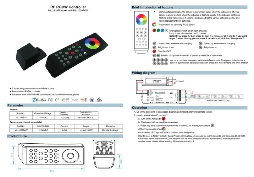 M-Elec ML-2819T8 User manual