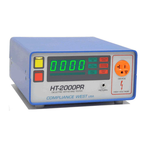 Compliance West HT-2000PR instruction manual