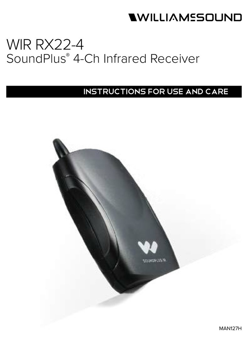 William Sound SoundPlus WIR RX22-4 Instructions for use