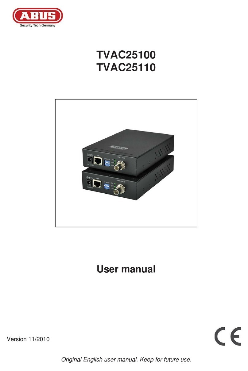 Abus TVAC25100 User manual
