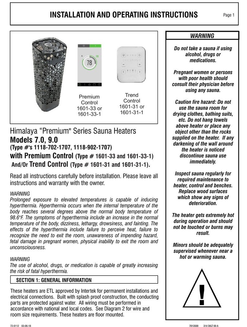 Himalaya Premium 7.0 Installation and operating instructions Himalaya Premium 7.0 Installation and operating instructions