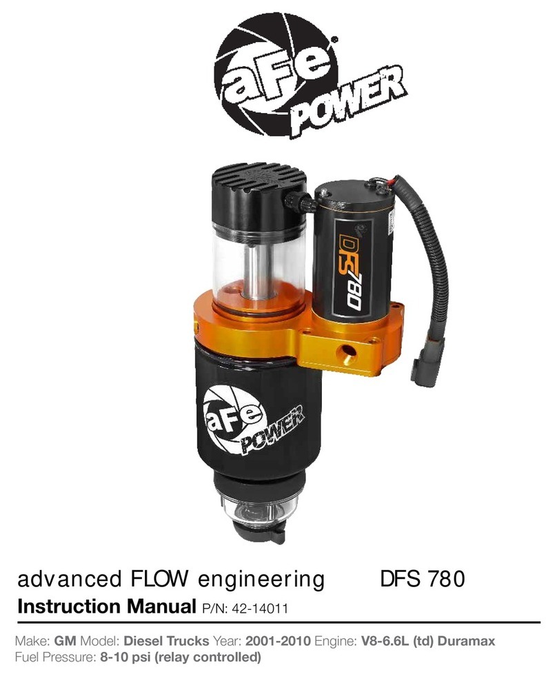 aFe Power dfs780 instruction manual