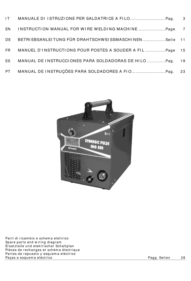 Elettro MIG 176 instruction manual