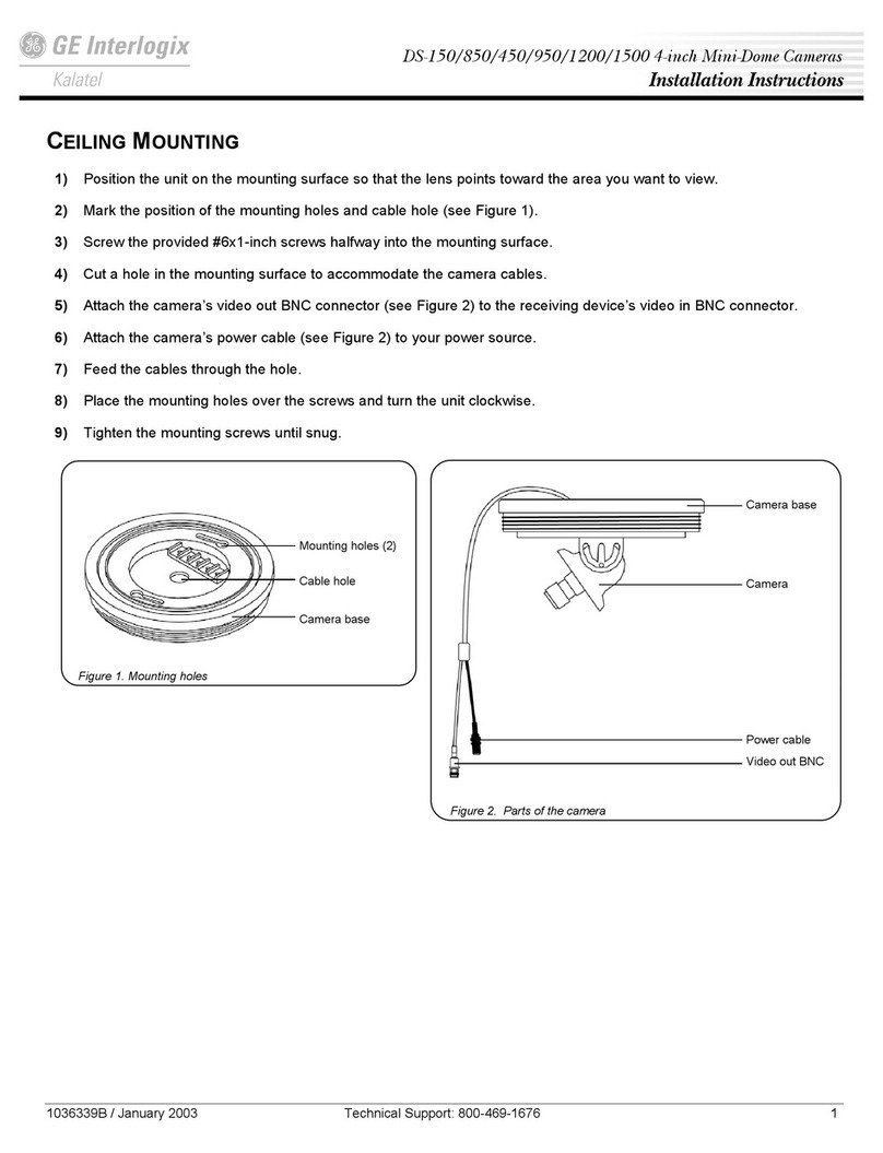 GE Interlogix DS-150 installation instructions