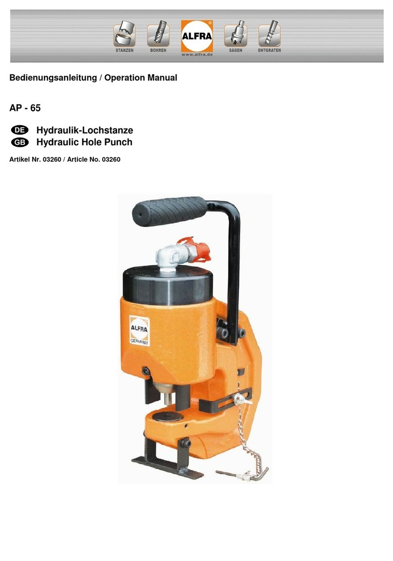 ALFRA AP-65 User manual