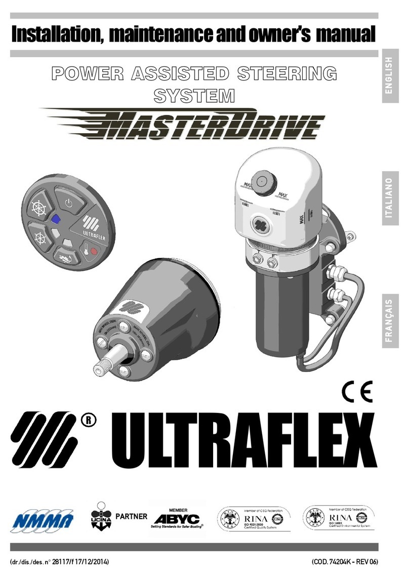 Ultraflex MasterDrive Installation, maintenance and owners manual