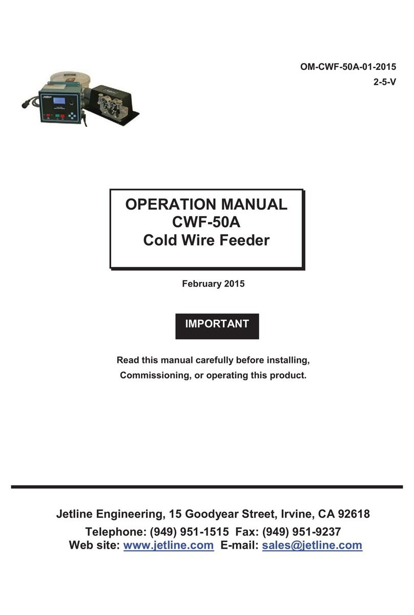 Jetline CWF-50A User manual