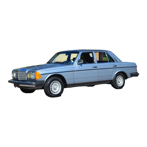 Mercedes-Benz 300 D 1984 User manual