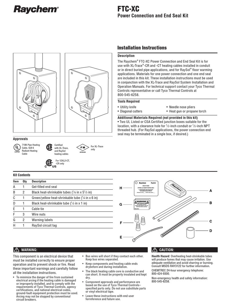Raychem FTC-XC User manual