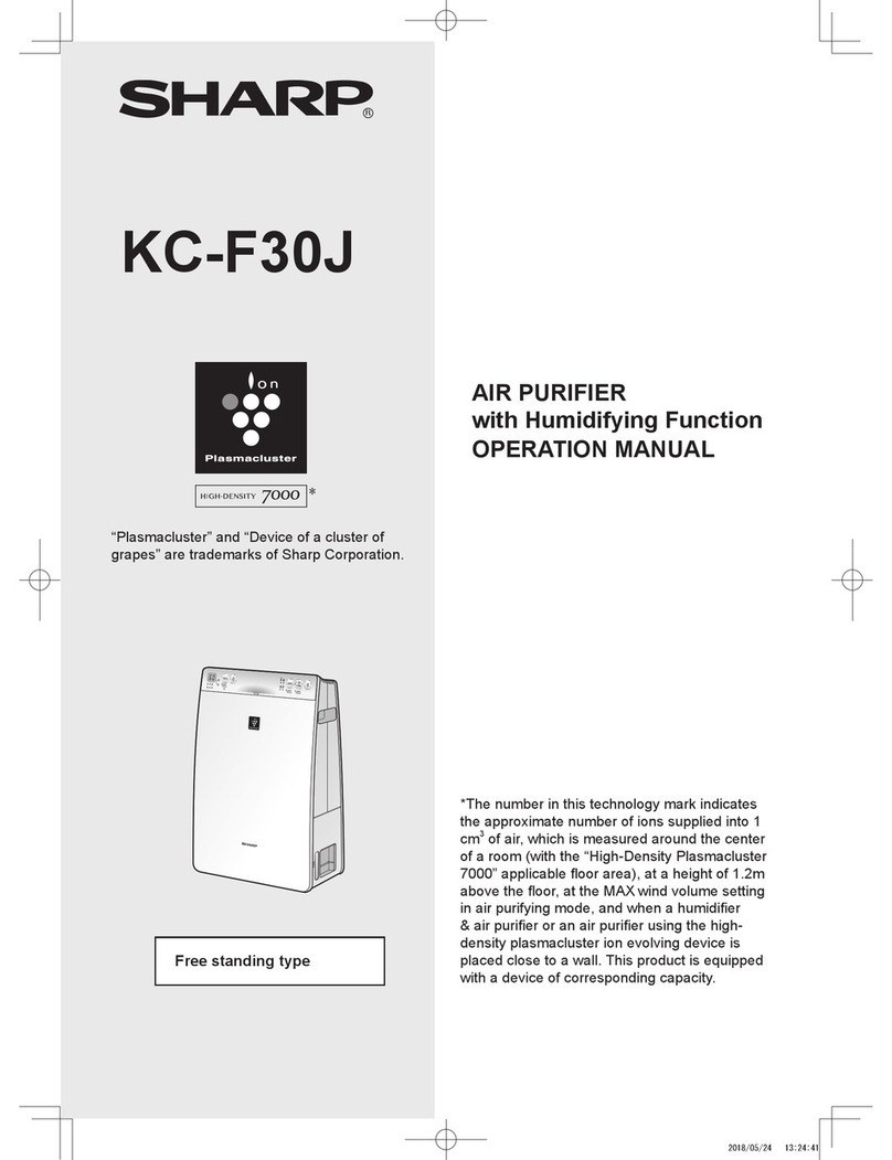 Sharp KC-F30J User manual