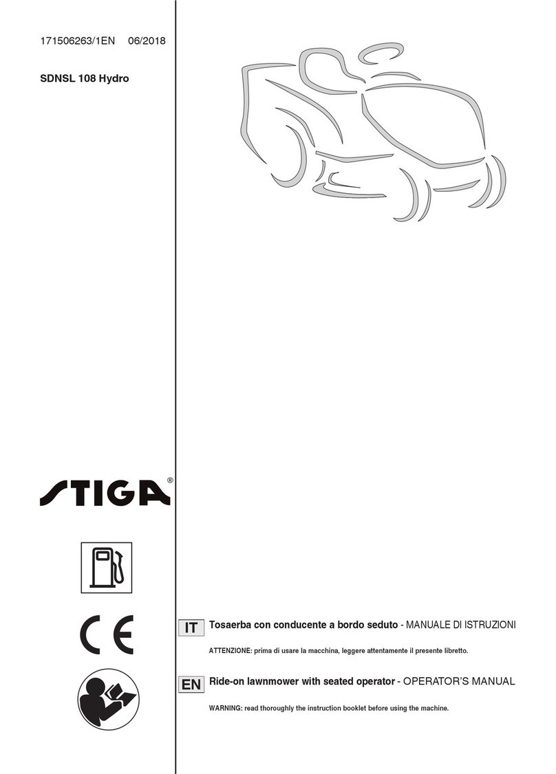 Stiga SDNSL 108 Hydro Operator's manual