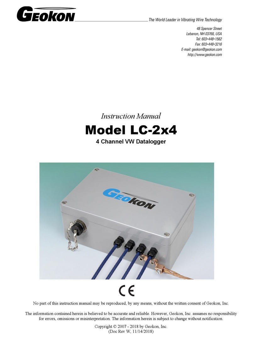 Geokon LC-2x4 instruction manual