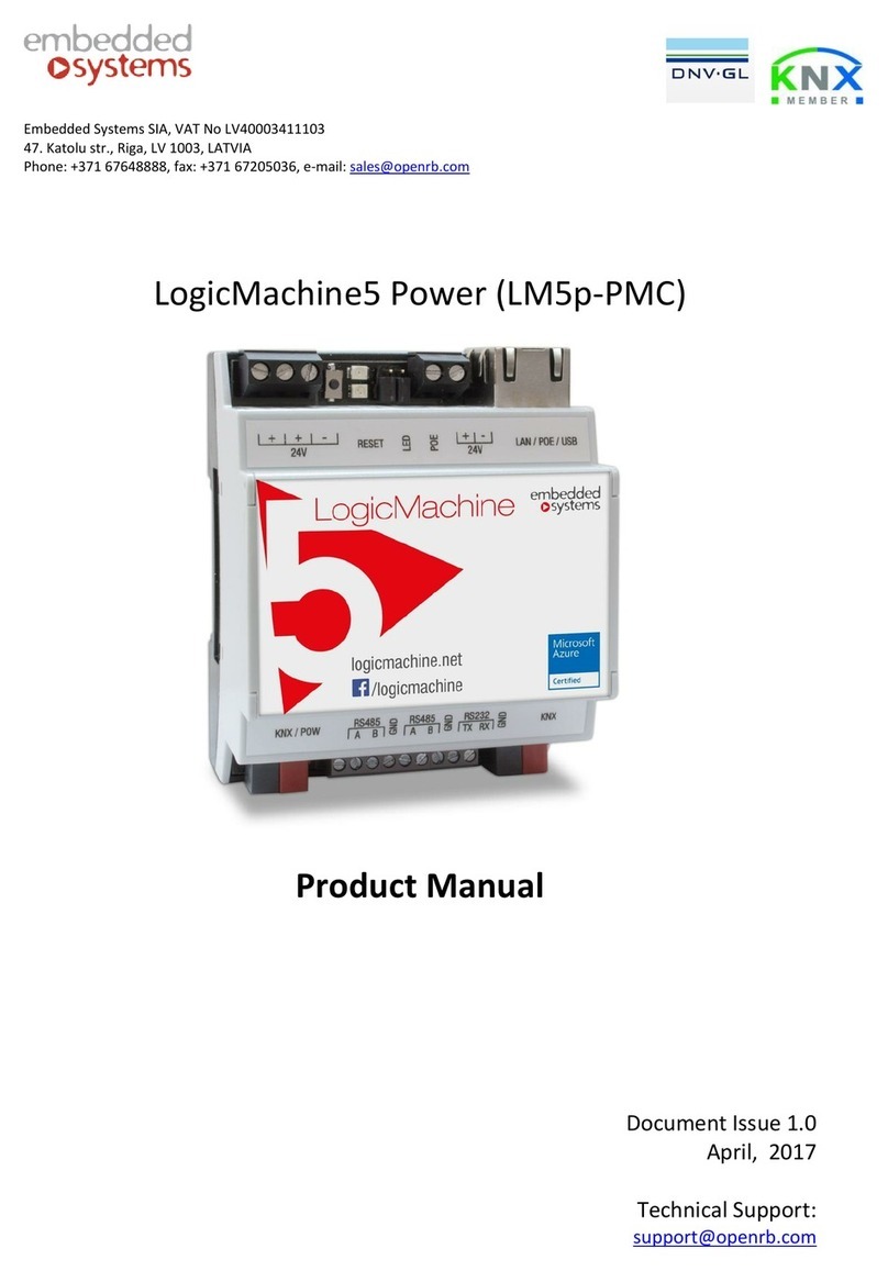 Embedded Systems LogiMachine5 Power User manual