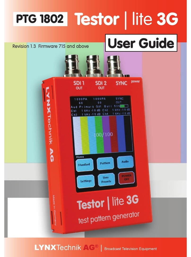 Lynx Testor lite 3G user guide