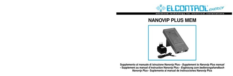Elcontrol NanoVIP Plus Mem User manual