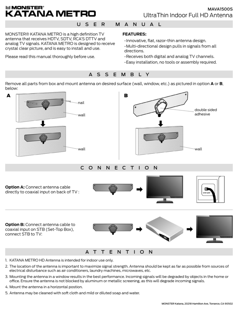 Monster KATANA METRO user manual