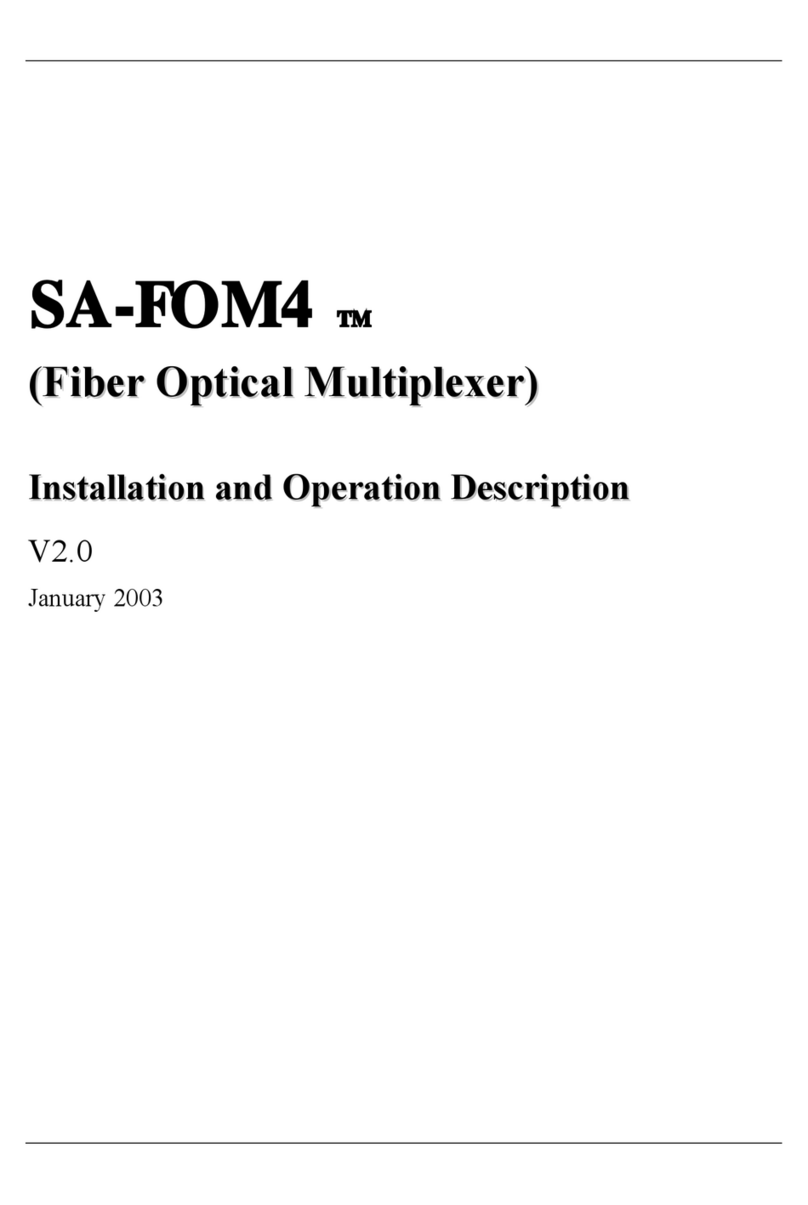 FlexGain SA-FOM4 Installation and Operation Description