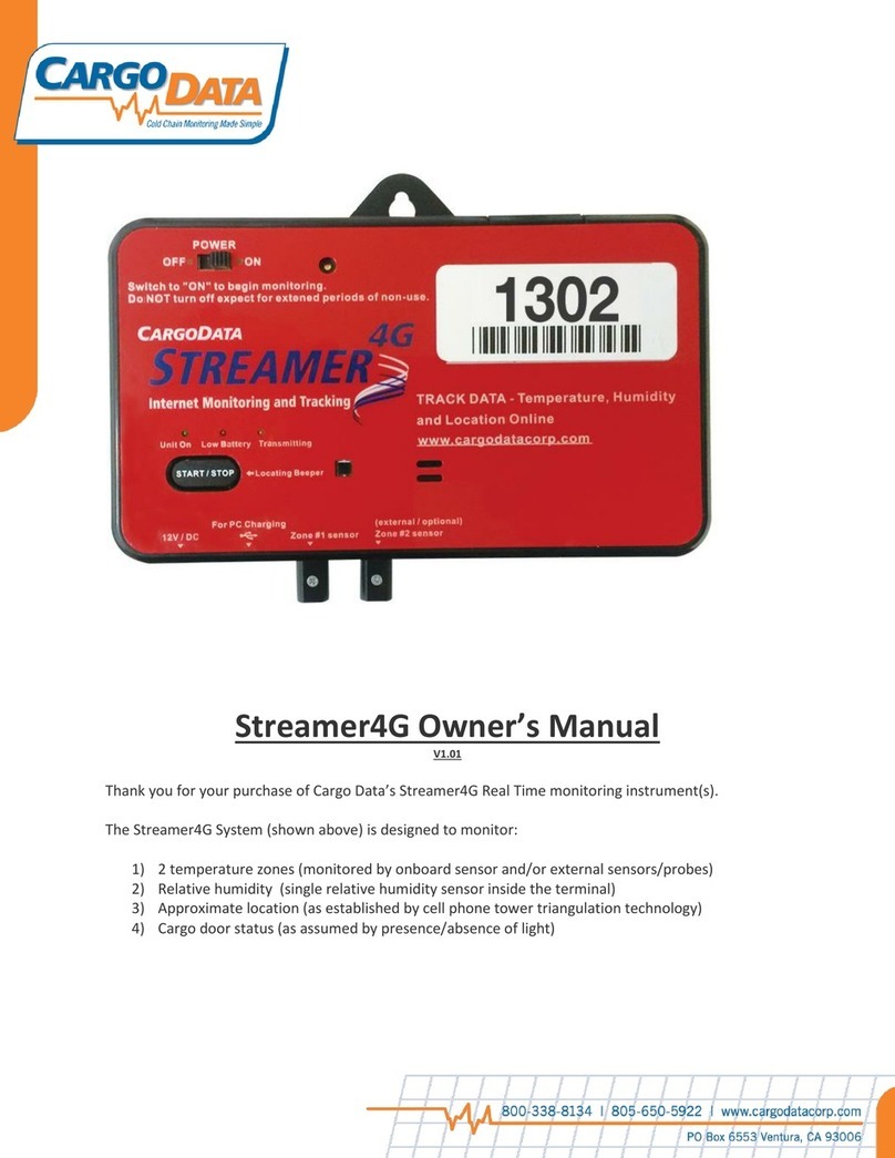 Cargo Data Streamer4G owner's manual