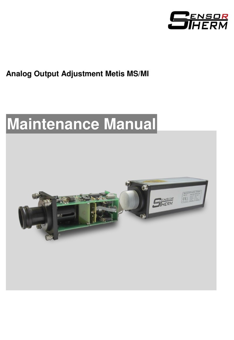 Sensor Therm Metis MS Maintenance manual Sensor Therm Metis MS Maintenance manual