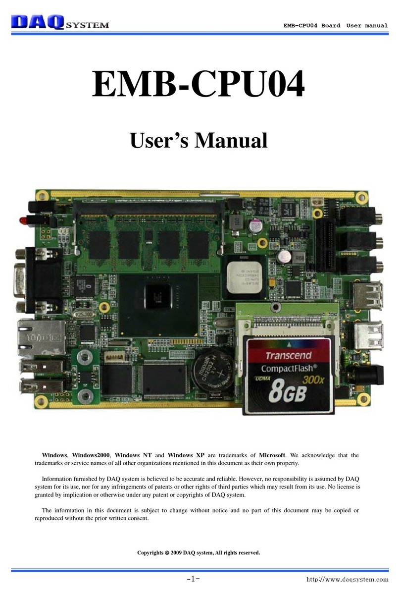 DAQ system EMB-CPU04 user manual