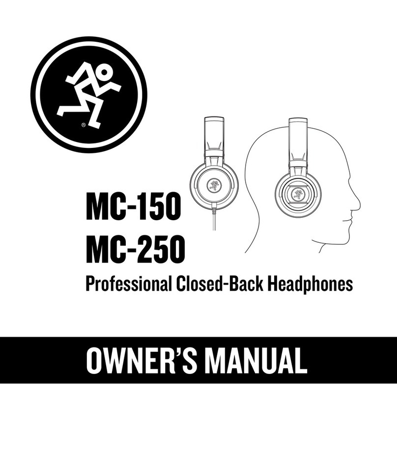 Mackie MC series owner's manual