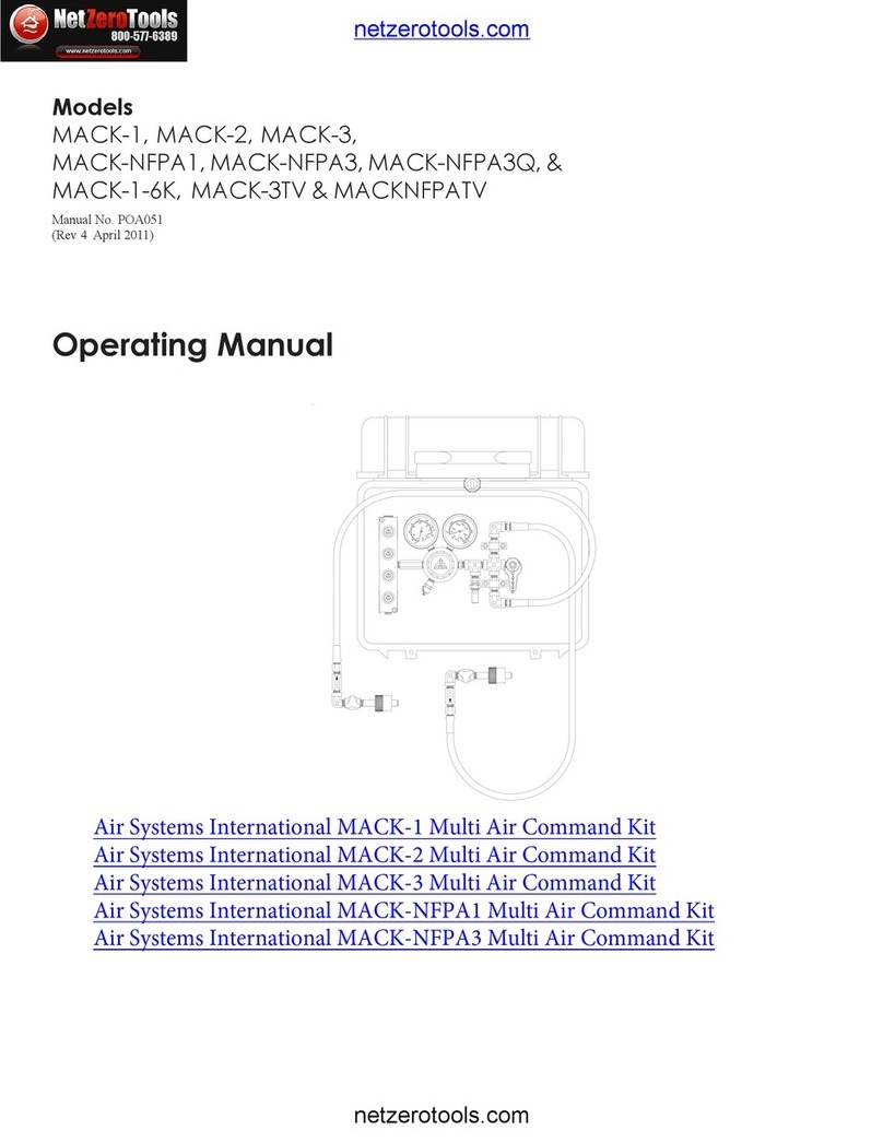 AIR SYSTEMS MACK-1 operating manual