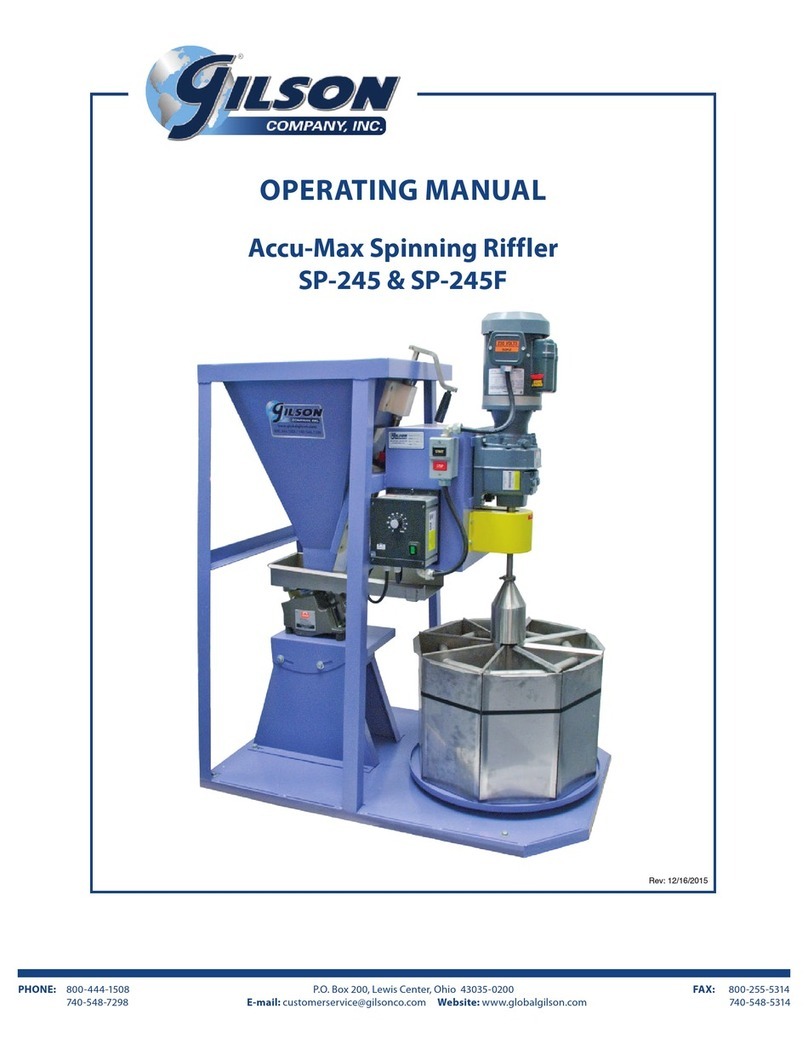 Gilson SP-245 operating manual