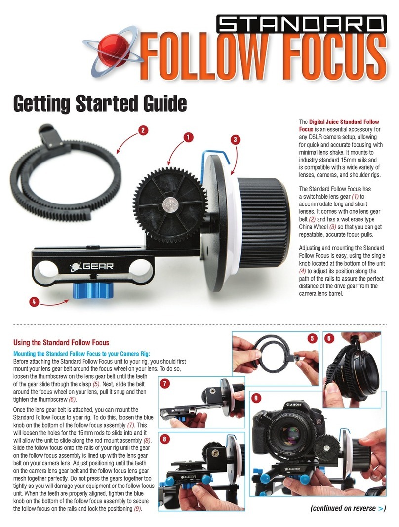 Digital Juice Standard Follow Focus Getting started guide