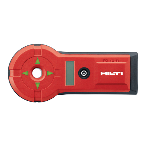 Hilti PX 10 operating instructions