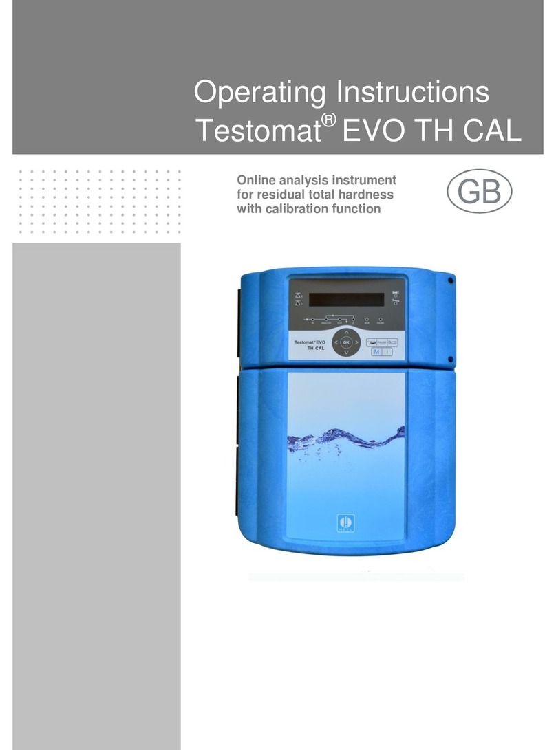Testomat EVO TH CAL operating instructions