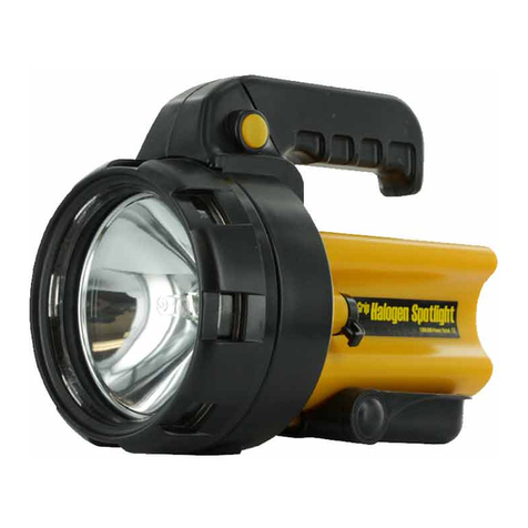 Wagan EZ Grip Halogen Spot Light 2057 user manual