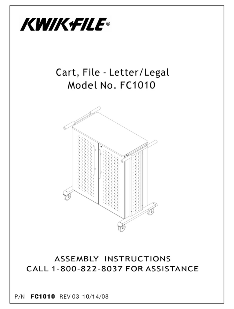 Mayline Kwik File FC1010 Assembly instructions