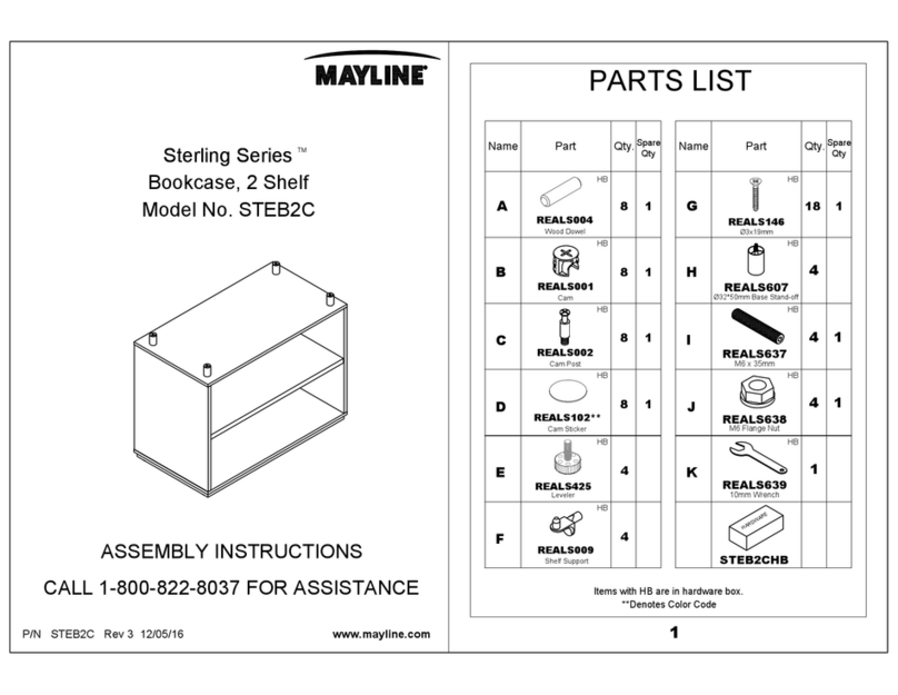 Mayline Sterling Series Assembly instructions Mayline Sterling Series Assembly instructions