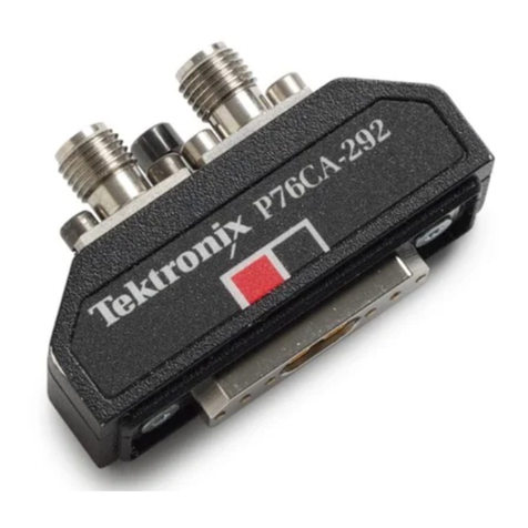 Tektronix P7600 Series User manual
