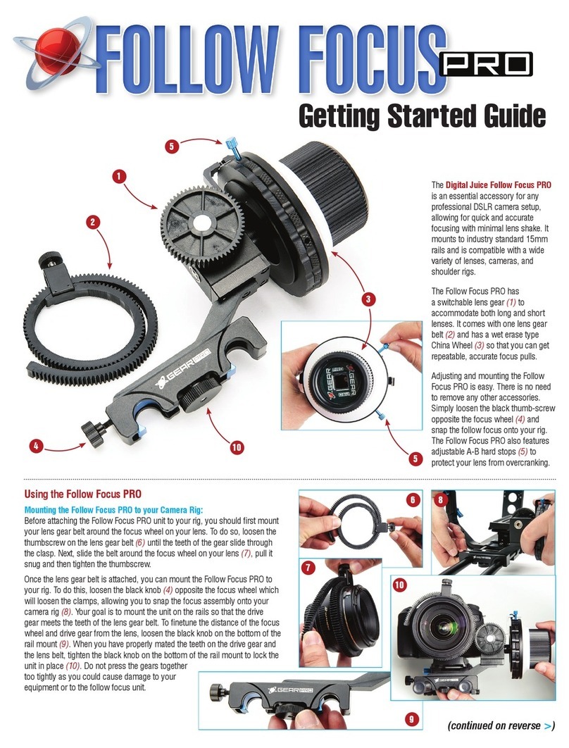 Digital Juice FOLLOW FOCUS PRO User manual