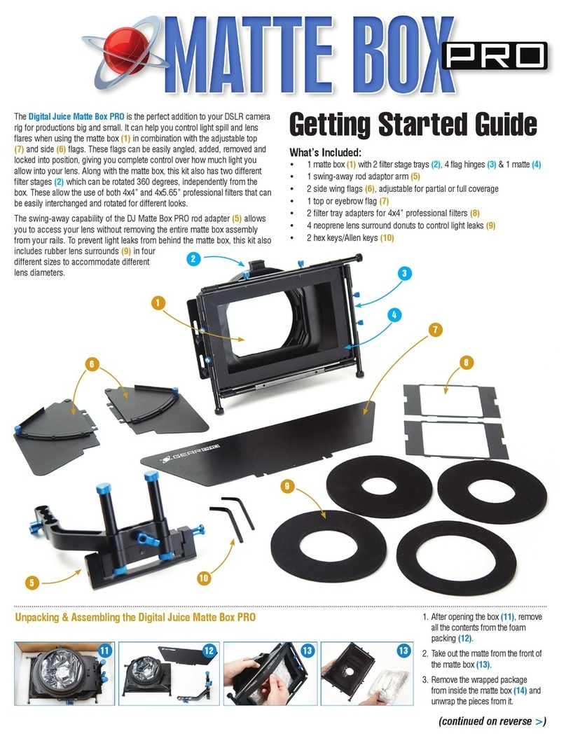 Digital Juice MATTE BOX PRO Getting started guide