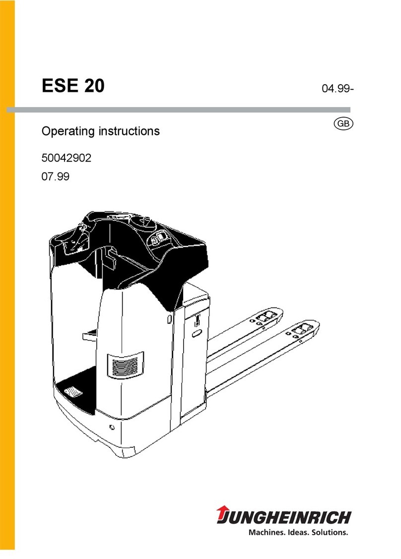 Jungheinrich ese 20 operating instructions