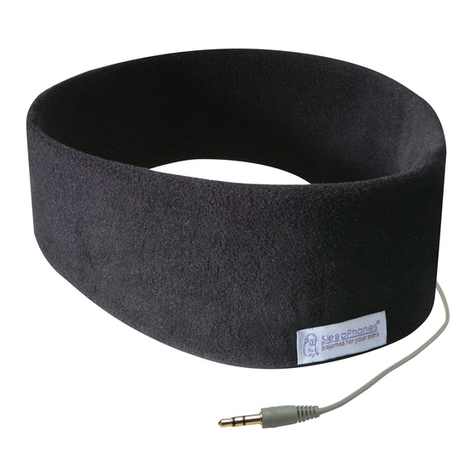 AcousticSheep SleepPhones Instruction guide