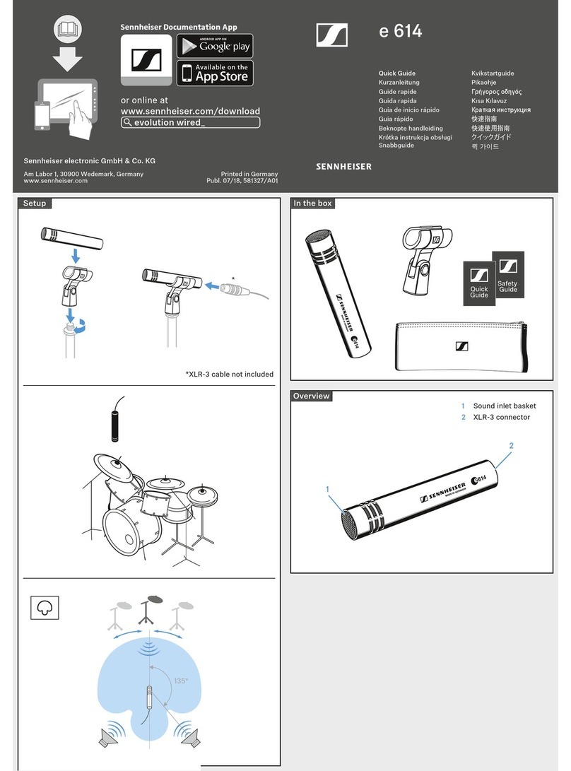 Sennheiser e614 quick guide