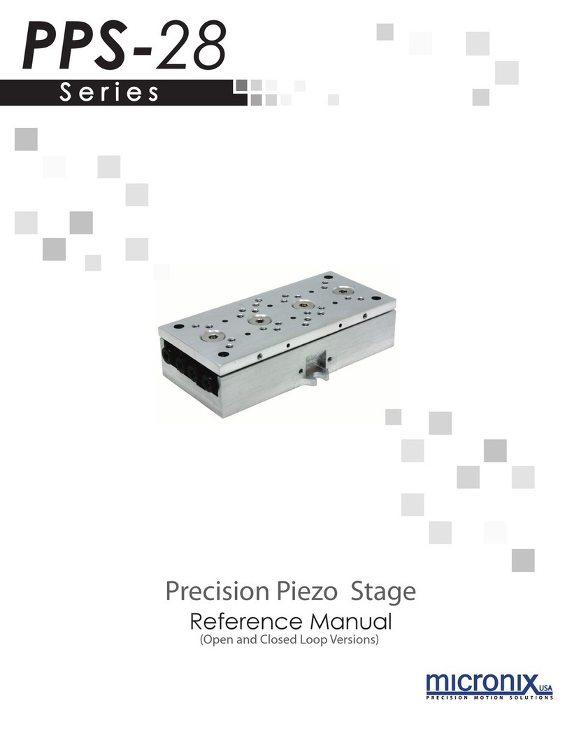 Micronix PPS-28 series Reference manual Micronix PPS-28 series Reference manual