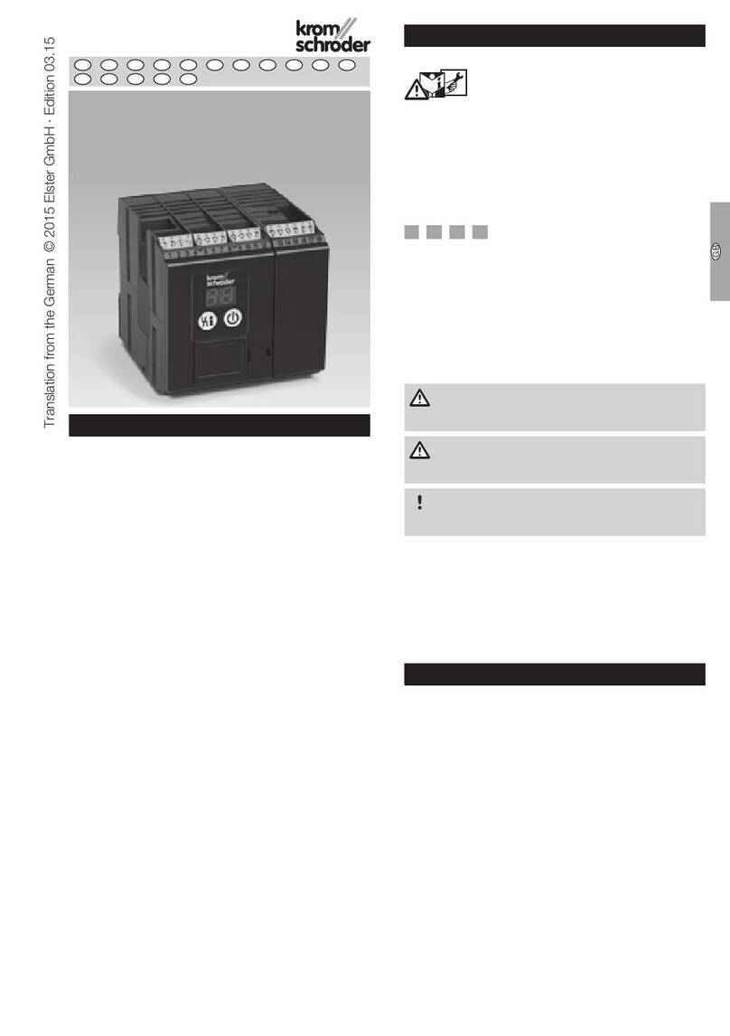 Krom Schroder FCU 505 operating instructions