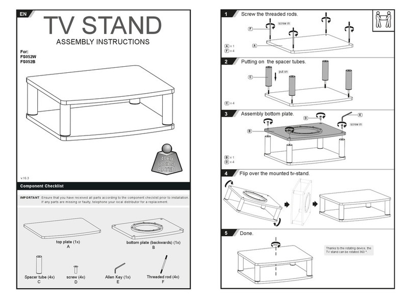 ricoo TV Stand User manual