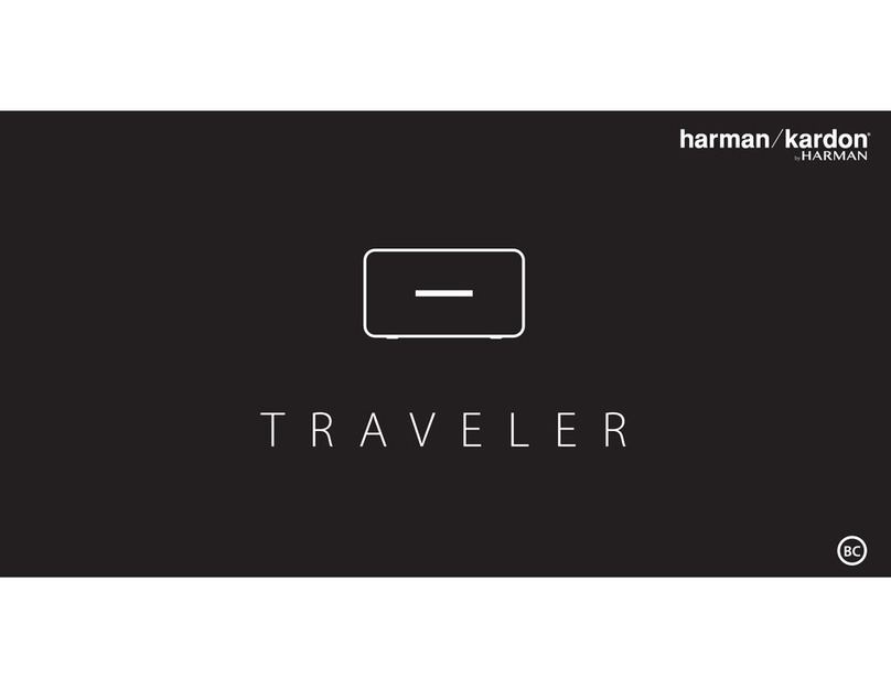 Harman TRAVELER User manual