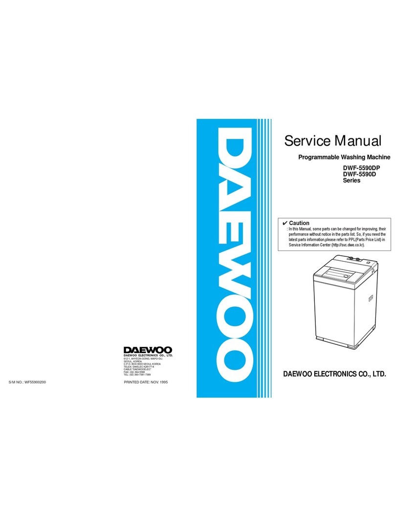 DAEWOO ELECTRONICS DWF-5590DP Series User manual DAEWOO ELECTRONICS DWF-5590DP Series User manual