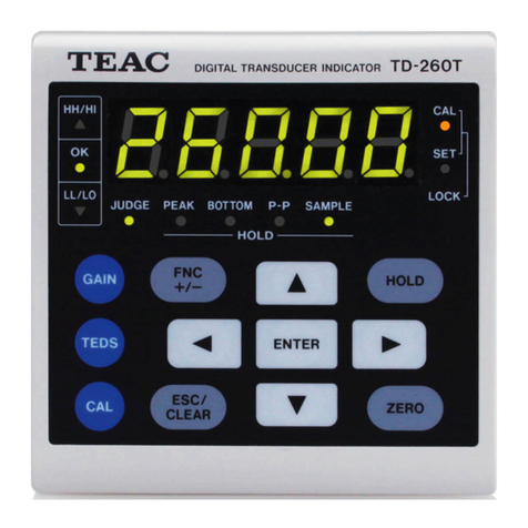 Teac TD-260T instruction manual