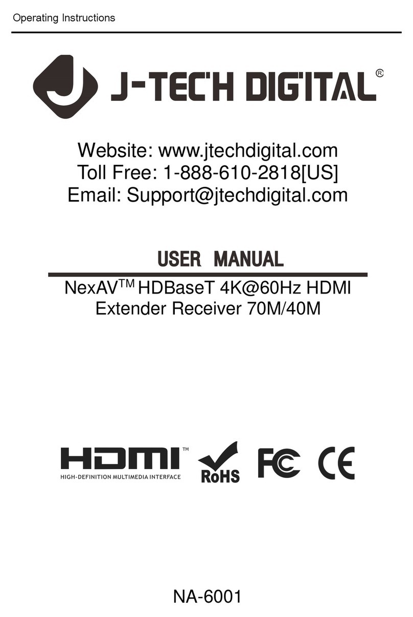 J-Tech Digital NA-EX01R User manual
