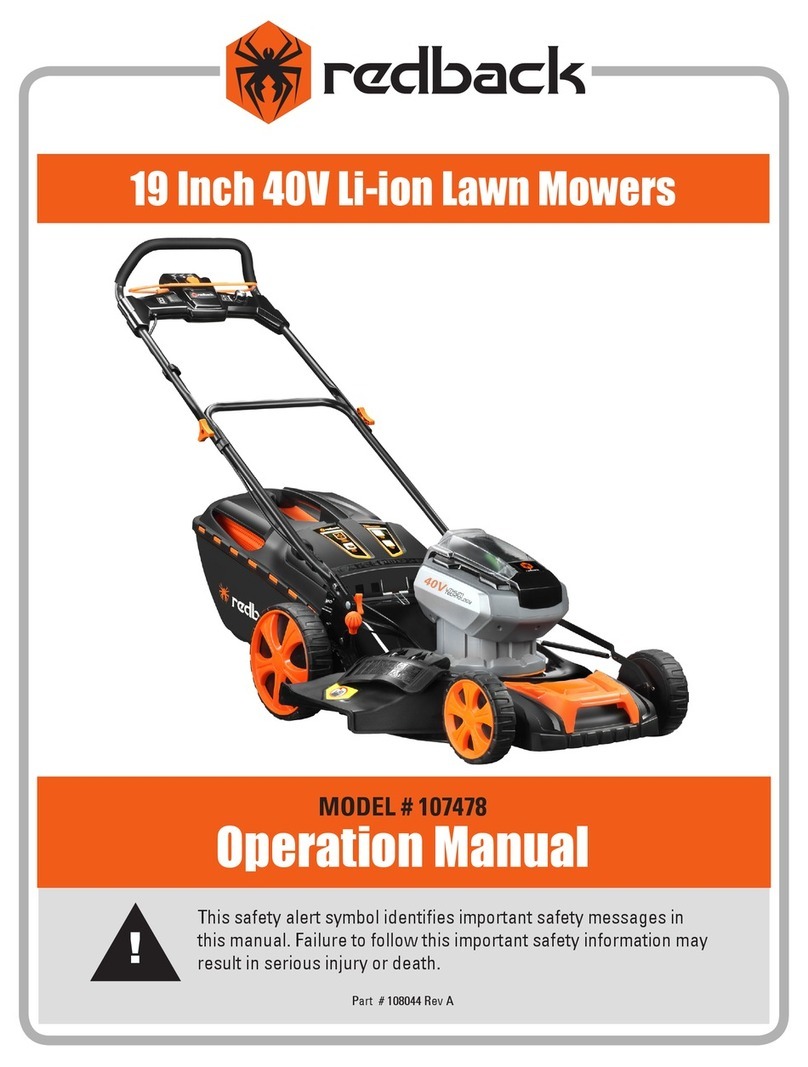 Redback 107478 User manual