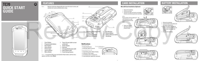Motorola TC 70 User manual