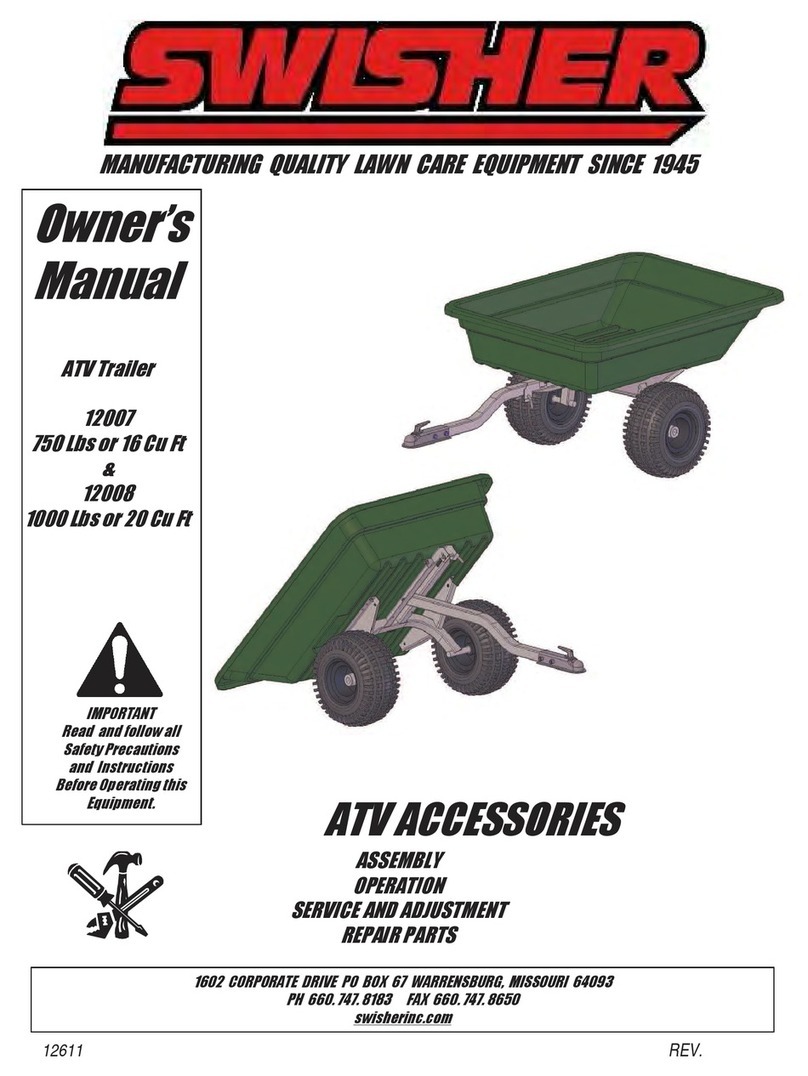 Swisher 12007 User manual