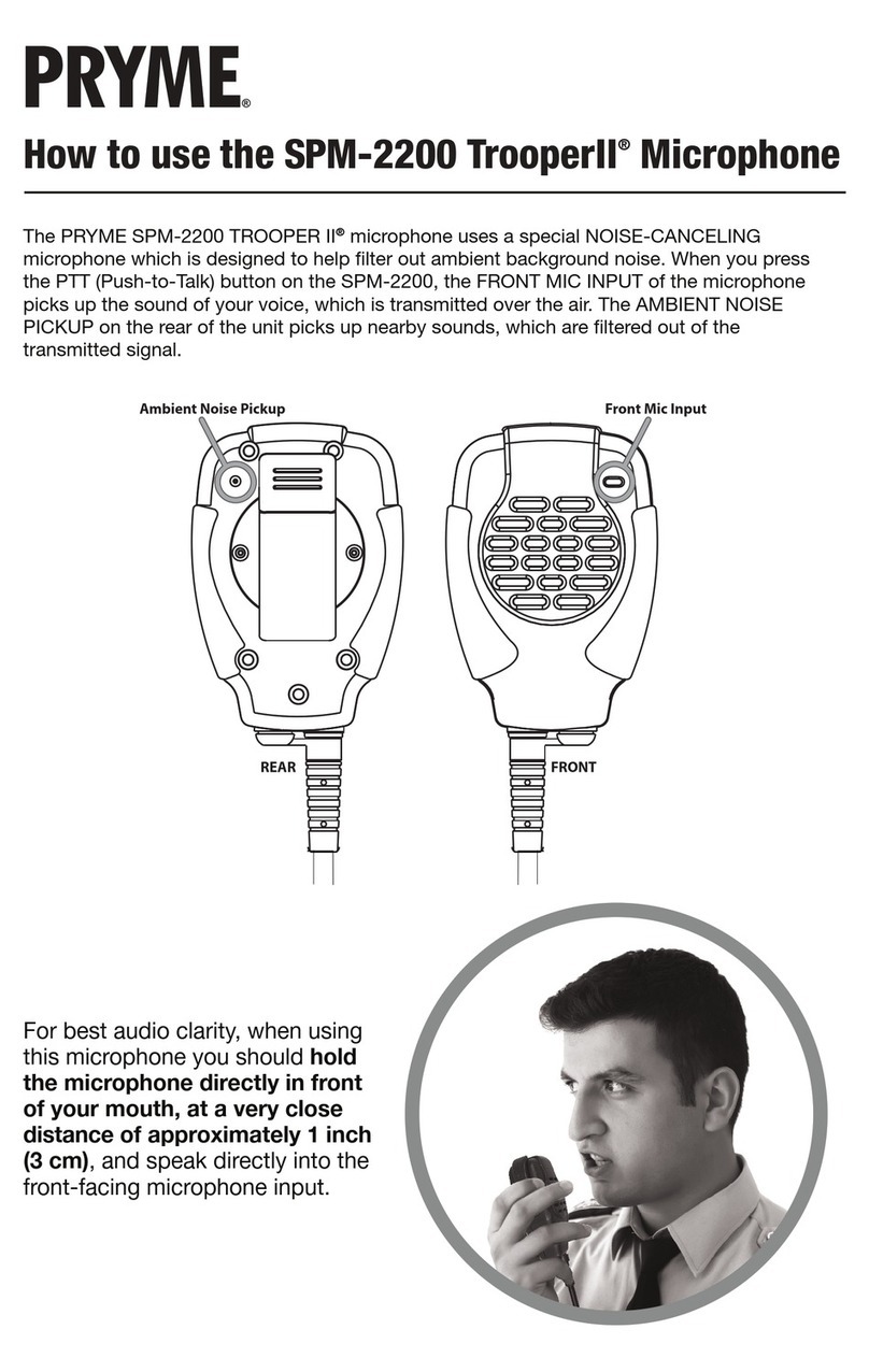 PRYME SPM-2200 TrooperII manual